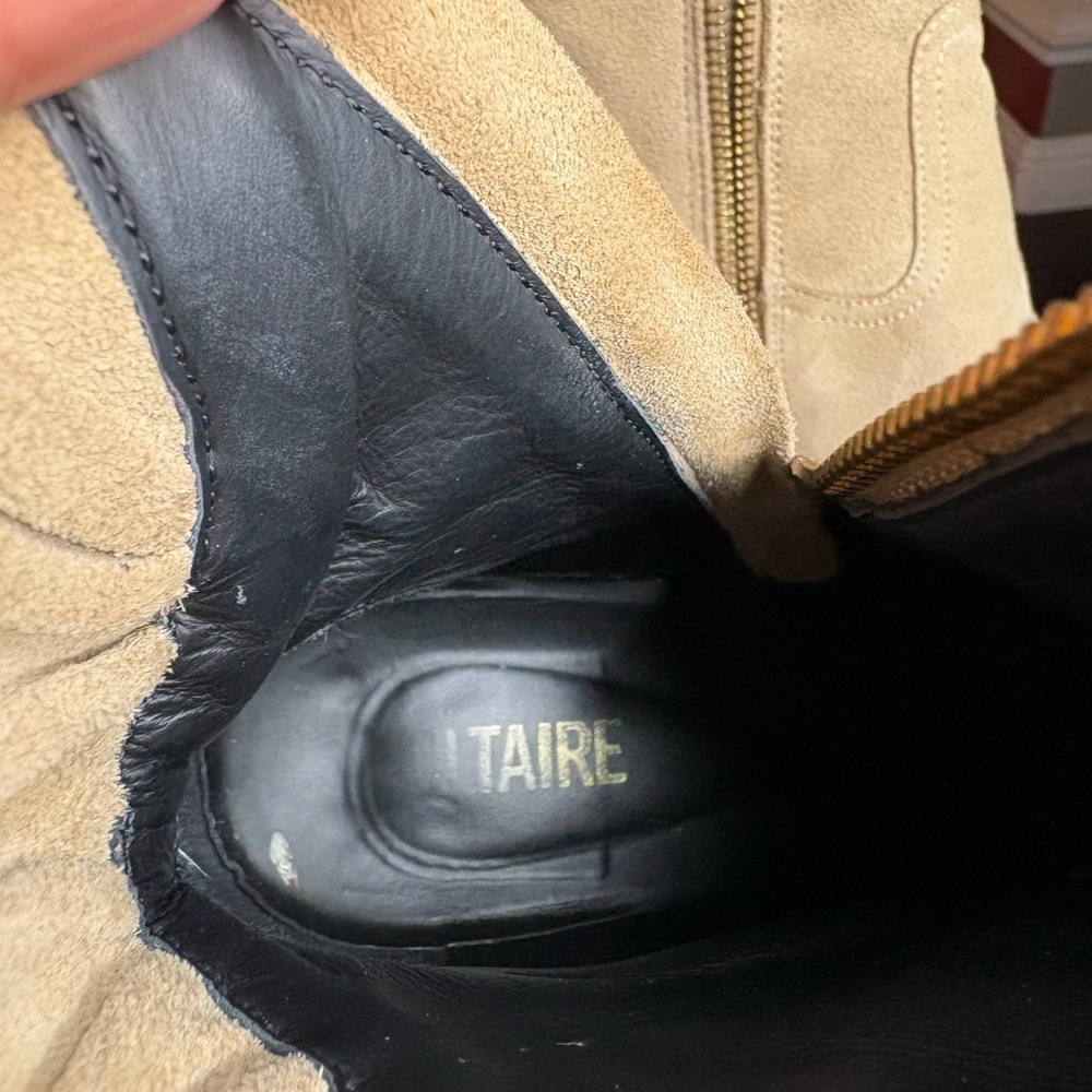 Zadig & Voltaire Lena Suede Ankle Boots - Sand/Beige - Size 40 - Picture 8 of 11